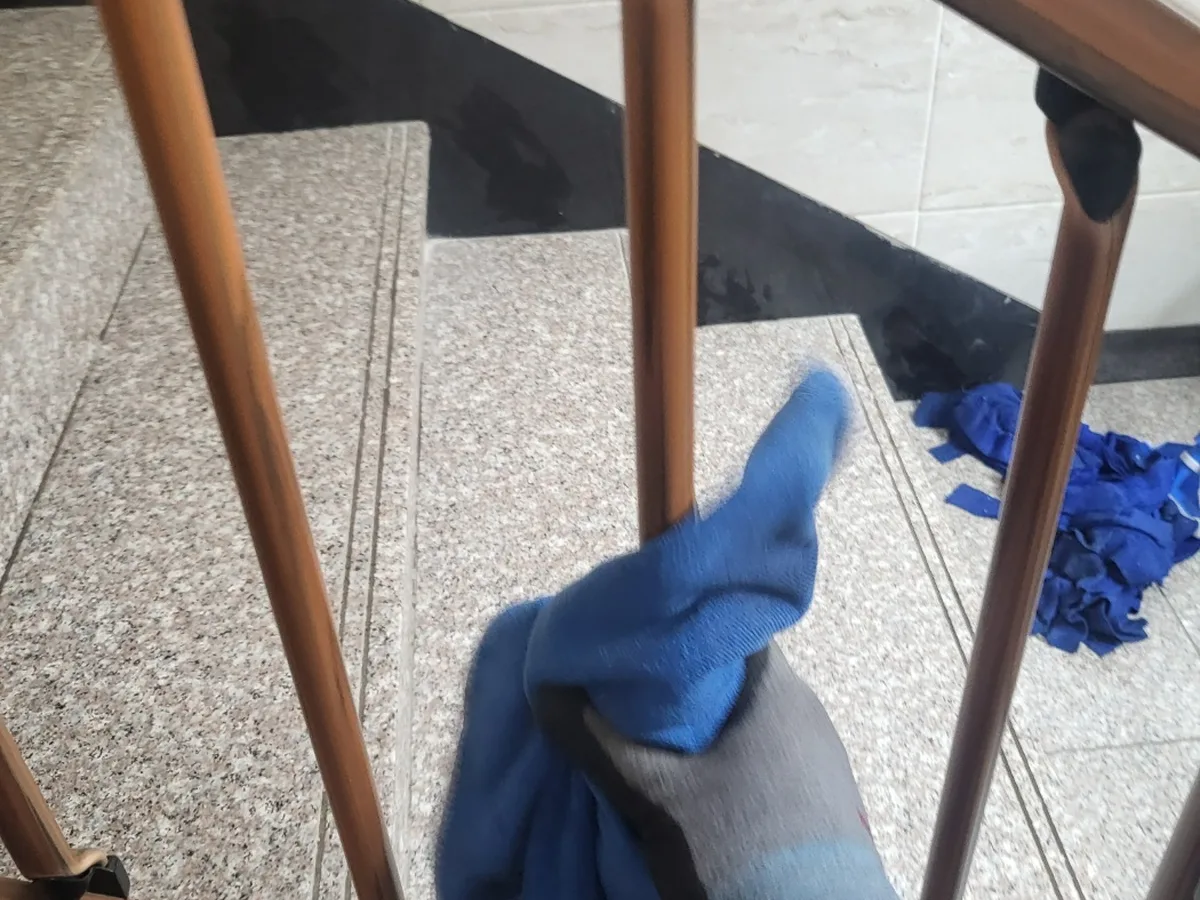 괴산군 연풍면 빌라 난간·손잡이 위생청소 사례 - 행진크린
