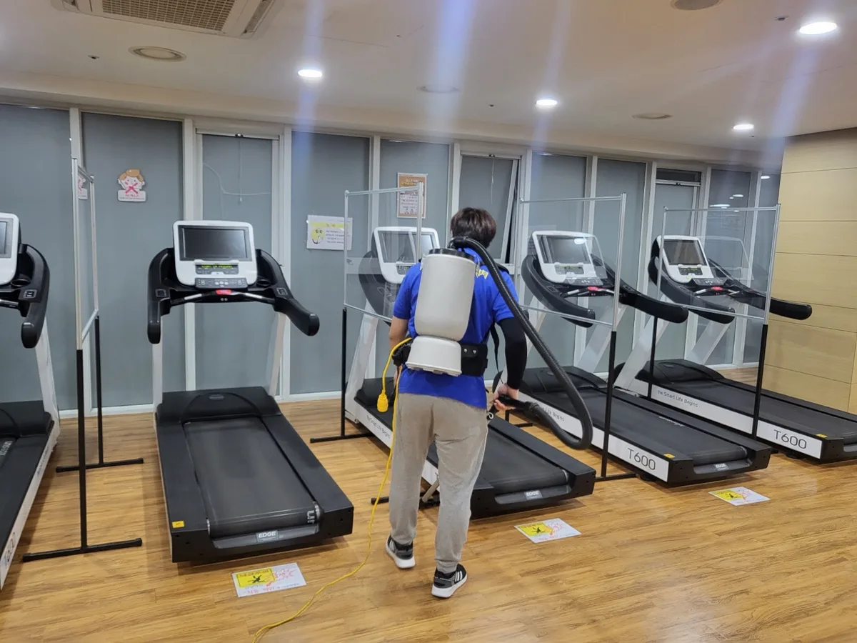 진천군 초평면 헬스장 탕비실 직원 휴게공간 위생청소 사례 - 행진크린